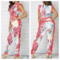 White Floral Jumpsuit 